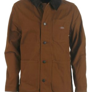 Dickies kanvas jakke, brownduck - 152 - XXS+ - 32