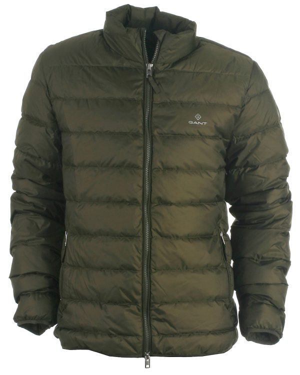 Gant dun jakke, Light, racinggreen - 164 - XS+ - 34