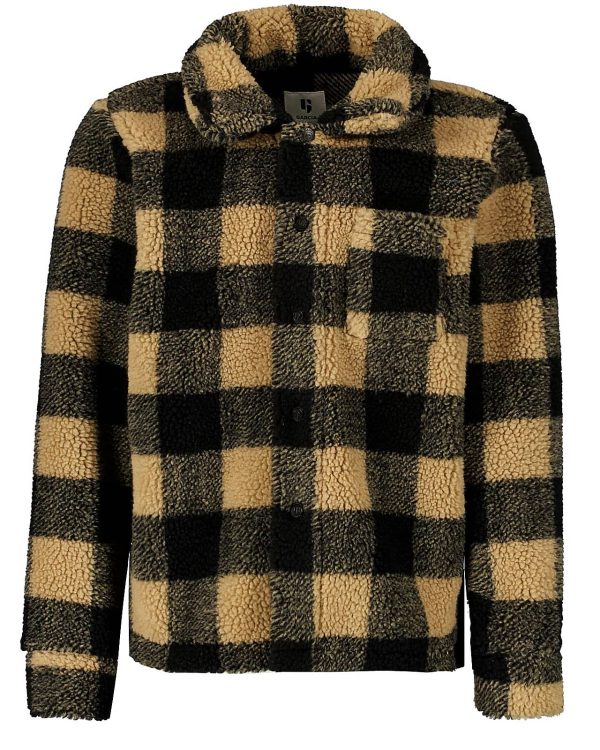 Garcia teddy skjorte/jakke, brown - 164 - 164/170