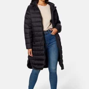 ONLY Melody Quilted Oversized Coat Black XS