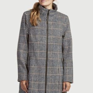 Klassisk frakke i uldblanding
