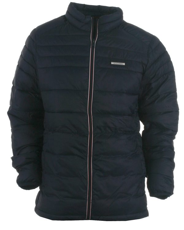 Jack & Jones JR puffer jakke, Ace Collar, navyblazer - 140 - 10år