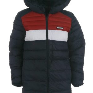 Jack & Jones JR puffer jakke, navy - 140 - 10år