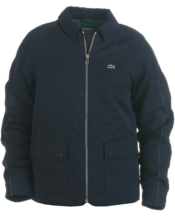 Lacoste jakke, navy - 152 - 12år