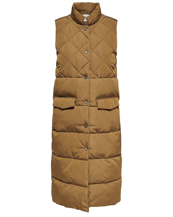 Only quilted vest, Stacy, coconut - 176 - S+