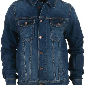 Petrol jakke, denim - 188 - L+ - L