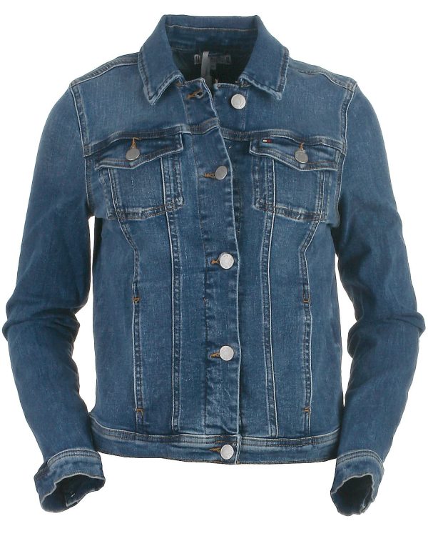 Tommy Hilfiger denim jakke, medblue - 104 - 4år