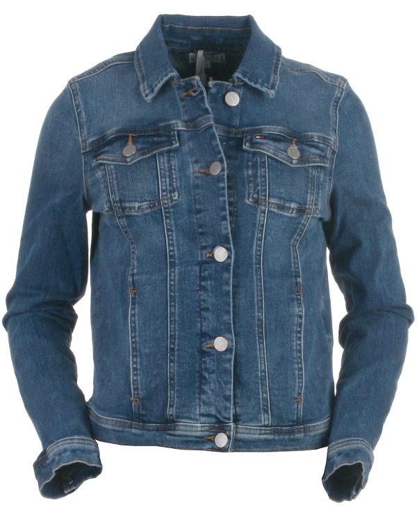 Tommy Hilfiger denimjakke, Trucker, blue - 152 - 12år